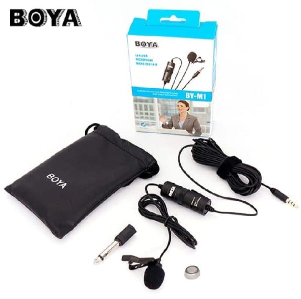 BOYA BY-M1 Condenser Professional Lavalier Lapel Microphone for PC iPhone Camera YouTube Recording Blogger Podcast - Image 5