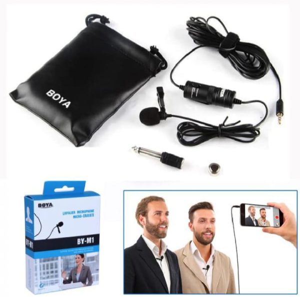 BOYA BY-M1 Condenser Professional Lavalier Lapel Microphone for PC iPhone Camera YouTube Recording Blogger Podcast - Image 8