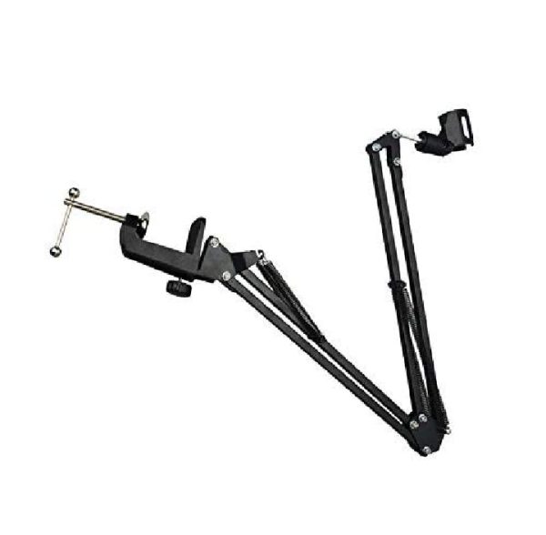 Professional Microphone Stand Suspension Scissor Arm with Holder For Dynamic and Condenser Microphone (Black) - Image 6