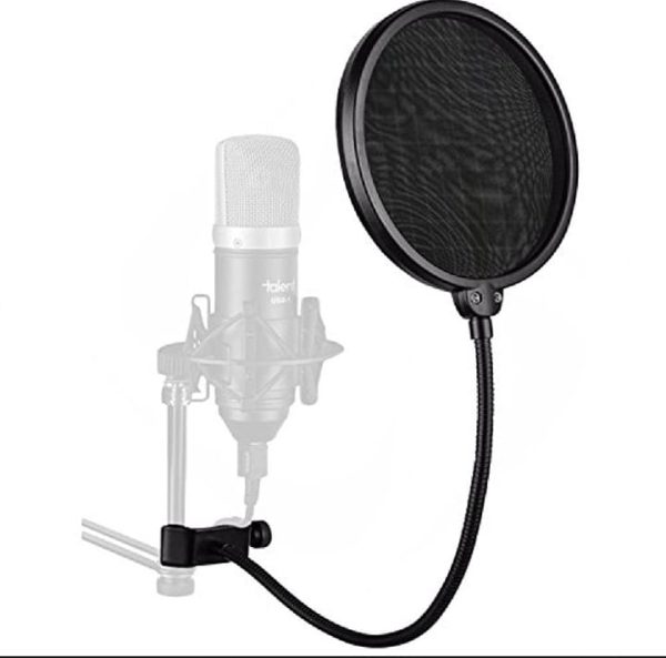TE Anti-spray Pop Filter for Yeti Microphone Pro Audio Parts Accessory lpe black - Image 2
