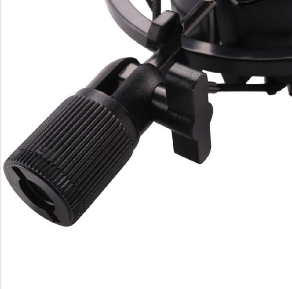 Universal 3KG Bearable Load Mic Microphone Shock Mount Clip Holder Stand Radio Studio Sound Recording Bracket Black Professional - Image 3