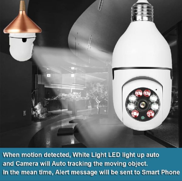 High-Quality PTZ Bulb System 360 Degree IP Camera - Image 8