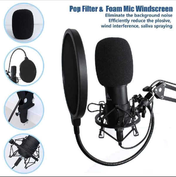 MAONO AU-A04 USB Microphone Setup, Plug & Pay USB Cardioid Podcast Condenser Microphone with Professional Sound Chipset for PC Karaoke, YouTube, Gaming Recording - Image 4